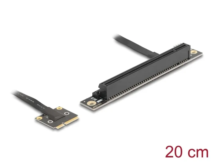 Delock_Adapter_Mini_PCIe_Stecker_zu_PCIe_3_0_x16_Slot_90___gewinkelt_mit_Kabel_20_cm__1_3d30ab65