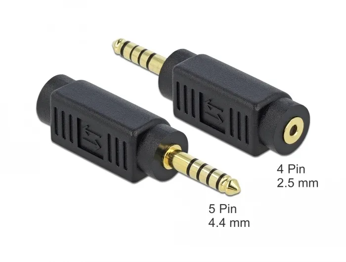 Delock_Adapter_Klinkenstecker_4_4_mm_5_Pin_zu_Klinkenbuchse_2_5_mm_4_Pin__1_3aa71066